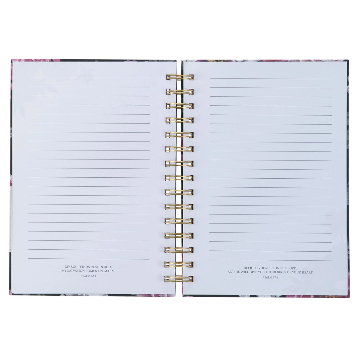Floral All Things Large Bible Verse Notebook, Matt. 19:26 Bible Verse
